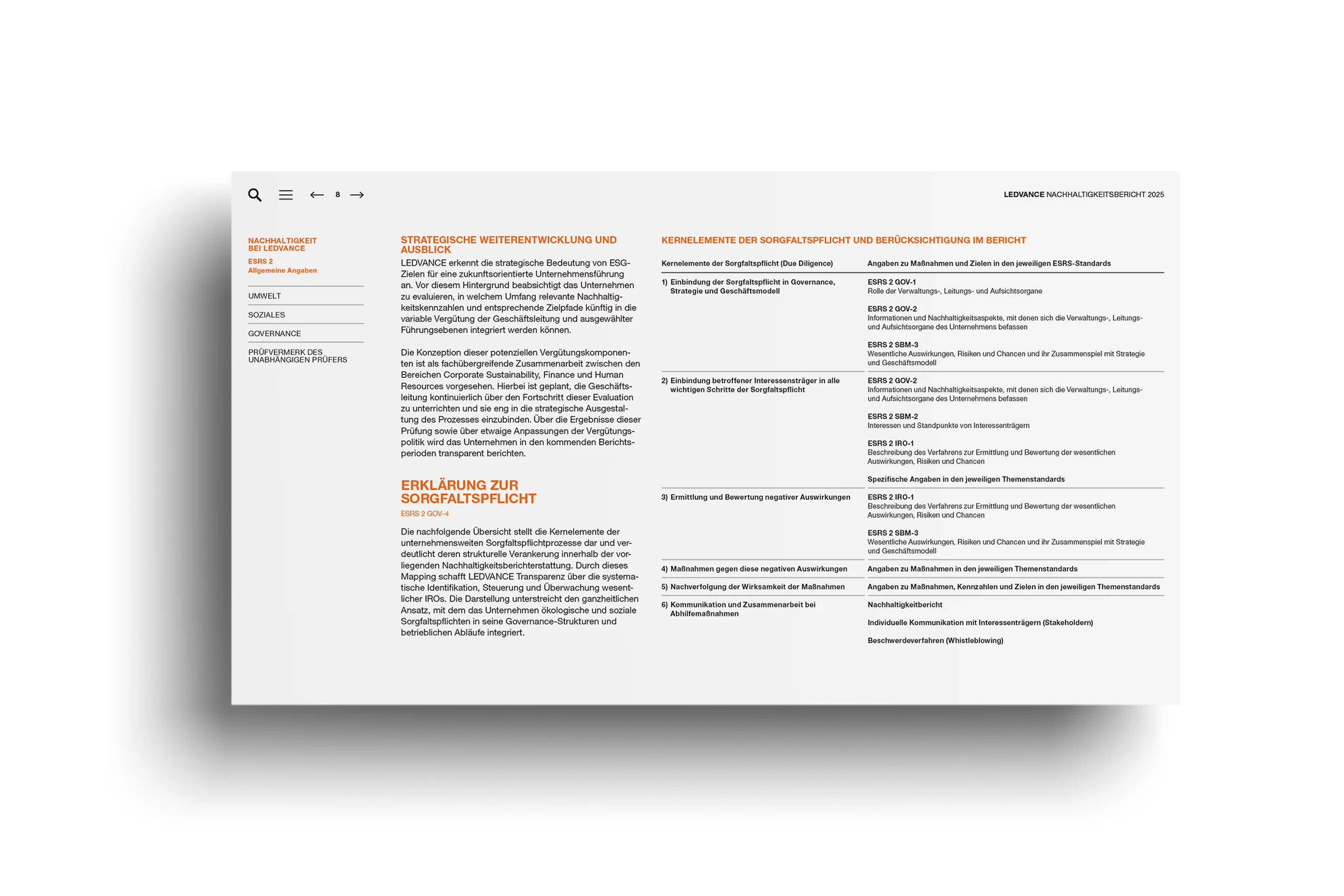 NB26_LEDVANCE_Nachhaltigkeitsbericht-2025_Inhalt-3